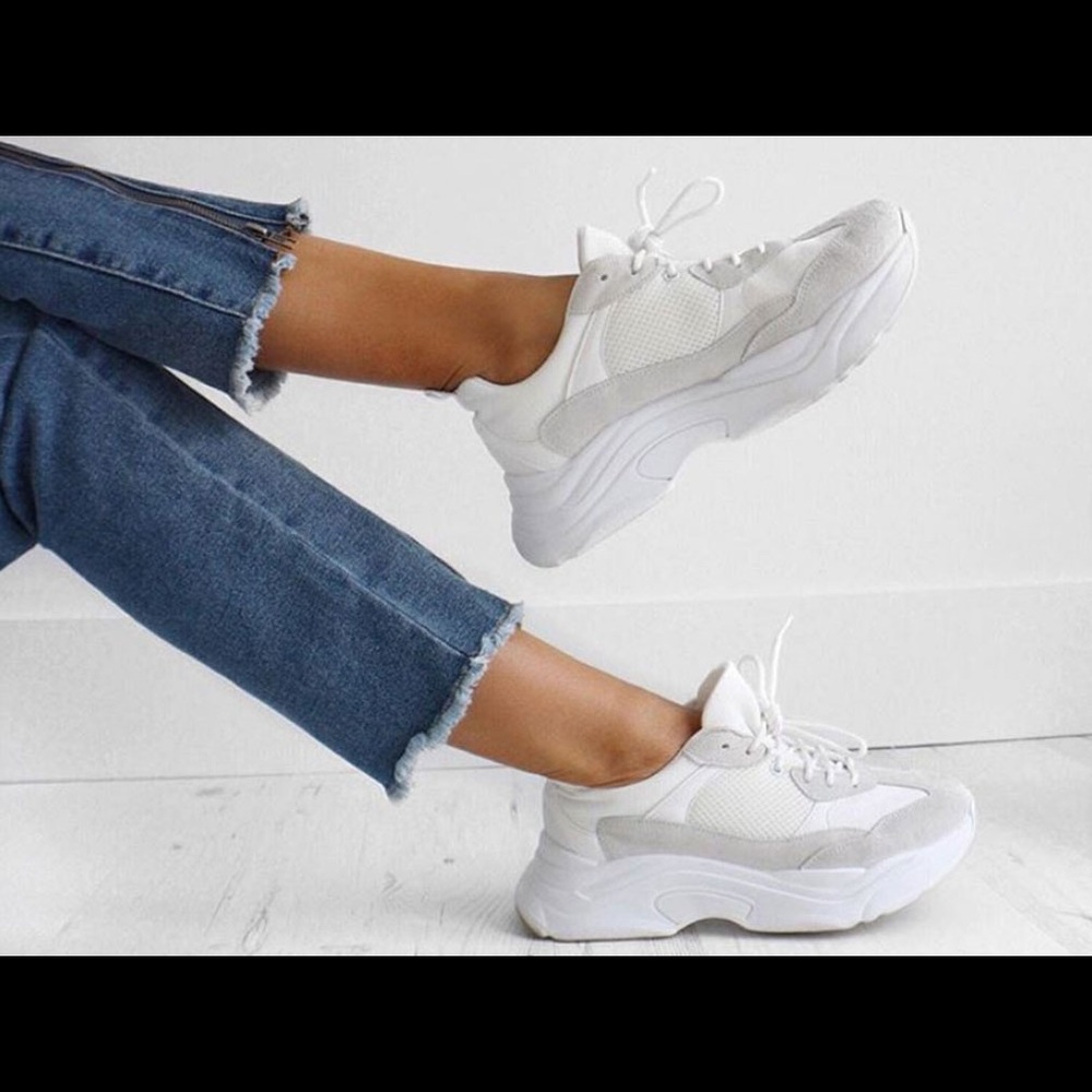 Topshop White Ciara “Dad” Sneakers